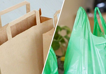 Пластик оказывает меньшее воздействие на CO2, чем бумага